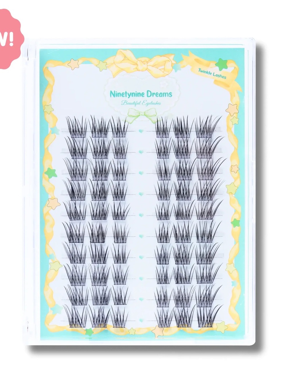 Black Cluster False Eyelashes - 60 Pairs